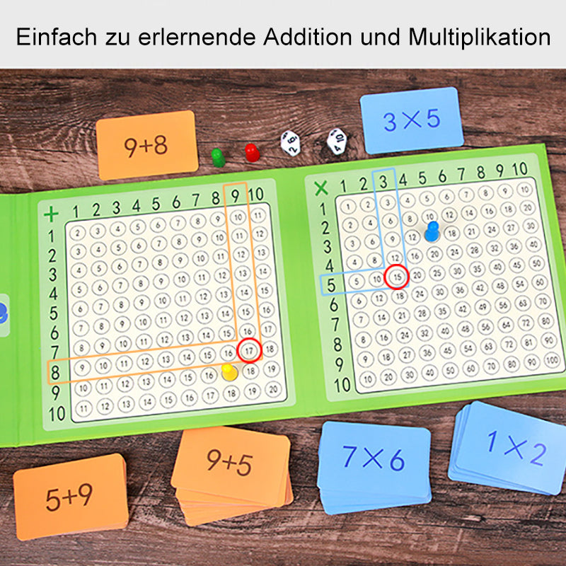 26 Multiplikations- Und Divisions-Karteikarten 0-12 – Mit 2 Abwischbaren Stiften, Mathe-Lernspiel Ab 6 Jahren