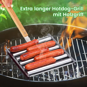 Hotdog Roller Wurstbrötchenständer aus Edelstahl