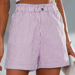 Locker lässige gestreifte Shorts