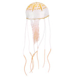 Aquarienlandschaftssimulation transparente fluoreszierende Quallendekoration