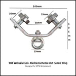 Winkeleisenbahn Aufhängerolle