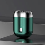 Wiederaufladbarer, wasserdichter, kompakter Elektrorasierer für Zuhause, Auto, Reisen