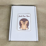 Gestrickter Igel Ornament