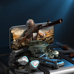 Drahtloses Bluetooth-Headset im Sci-Fi-Stil