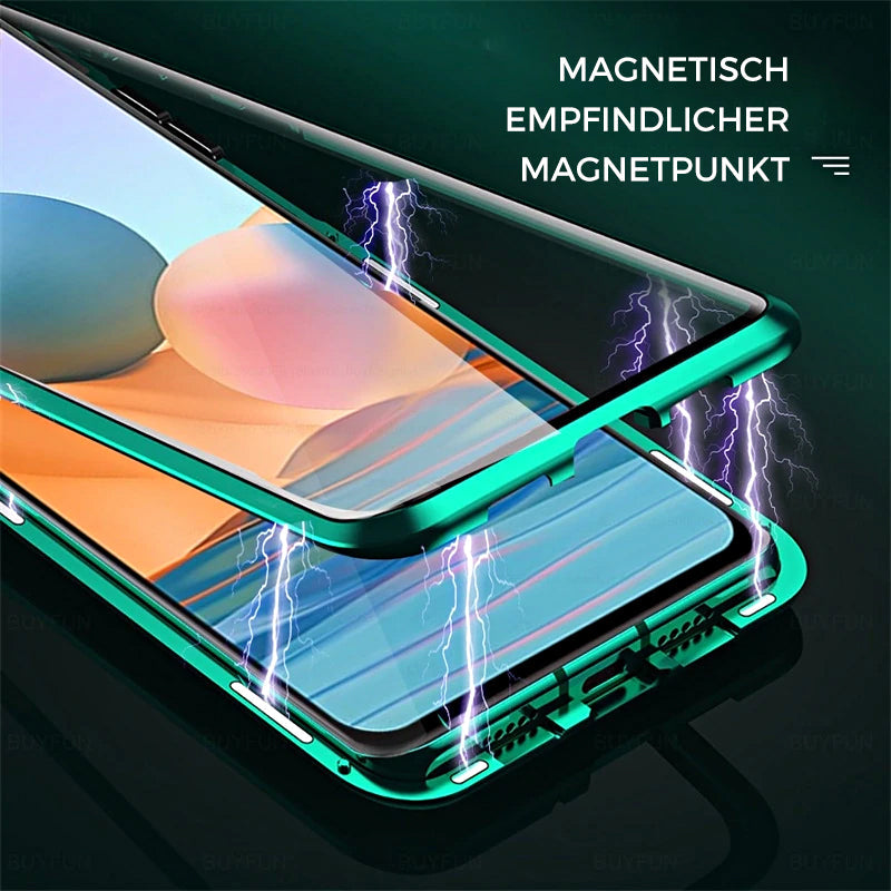 📱Samsung magnetische gehärtete Glas-Doppelseitige Handyhülle