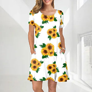 Damen Sommerkleid mit Print