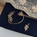 Glänzende Zirkon Ohrringe