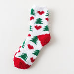 Frauen Weihnachten Plüsch Socken