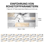 Kreative Verschönerung- 3D Fliesenaufkleber