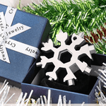 18-in-1 Schneeflocken-Multifunktionswerkzeug aus Edelstahl