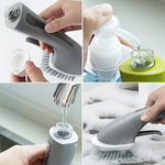 Küchenreinigungsbürste mit Wasserspray