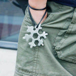 Amenitee® 18-in-1 Edelstahl Schneeflocken Mehrfachwerkzeug