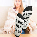 Schöne Brief gestickte Socken, 2 Paare