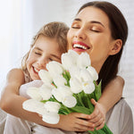 Künstliche Tulpenblumen für den Außenbereich (7 Stück)