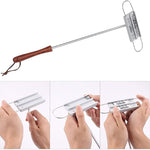 Langstielige Grillmarke für gegrilltes Fleisch