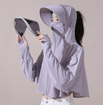 Eisseide UV-Schutz Windjacke mit Kapuze