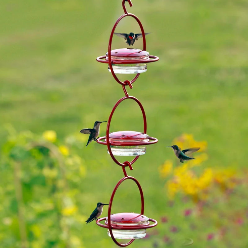 Einfacher Kolibri-Wasserspender aus Metall