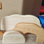 Ostern Szene hölzerne Dekoration