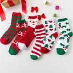 Frauen Weihnachten Plüsch Socken