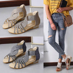 Frau Sommer Strass Sandalen