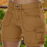 Lässige Shorts mit hoher Taille