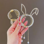 Eleganter Pferdeschwanz-Haarknopf