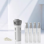 4-in-1-Flasche mit tragbarem Hautpflegespender
