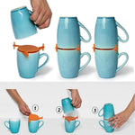 Erweiterbares Stapelbares Gerät für Tassen