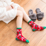 Frauen Weihnachten Plüsch Socken