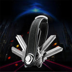 Kreativer Schlüsselbundorganisator aus Leder