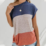 Schrägkollision Farbe T-Shirt