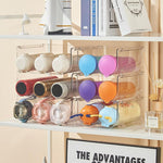 Mehrstufiger klarer Becher-Organisator