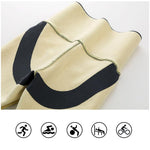 schlanke Hose mit Gürtel