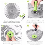 Klappbarer Dampfkorb aus Edelstahl