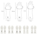 Spülhandschuhe aus Latex, 10 Paar