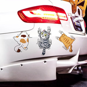 ✨Niedliche Katze Cartoon Auto Aufkleber