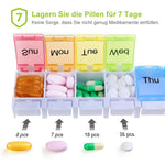 Klavier Wöchentlicher Pillenorganisator