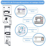 Schmaler gerollter Saumfuß