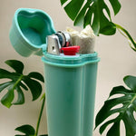 Einteiliges Zigarettenetui mit Klappdeckel