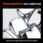 Wiederaufladbarer, wasserdichter, kompakter Elektrorasierer für Zuhause, Auto, Reisen