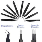 Präzisionspinzette Set aus Edelstahl