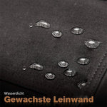 DOMOM Gewachste Leinwand Werkzeug Schürze mit Taschen