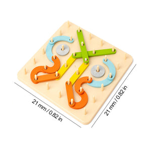 Montessori-Steckbrettpuzzle