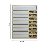 Wiederholbares Schreibaufgabenblatt aus Holz