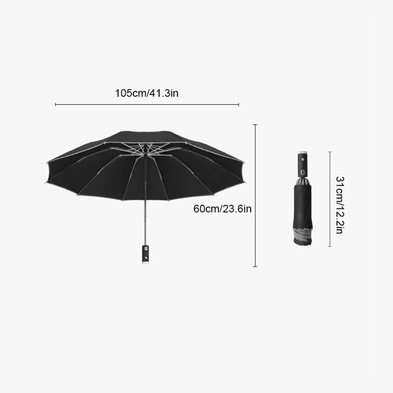 Automatischer Faltschirm für Regen und Sonnenschein