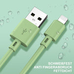 Weiches buntes Handy-Datenkabel