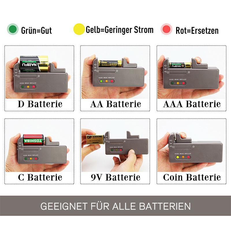 Batteriespeicher mit Tester