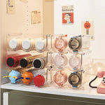 Mehrstufiger klarer Becher-Organisator