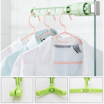 Faltbarer und hängbarer Kleiderbügel