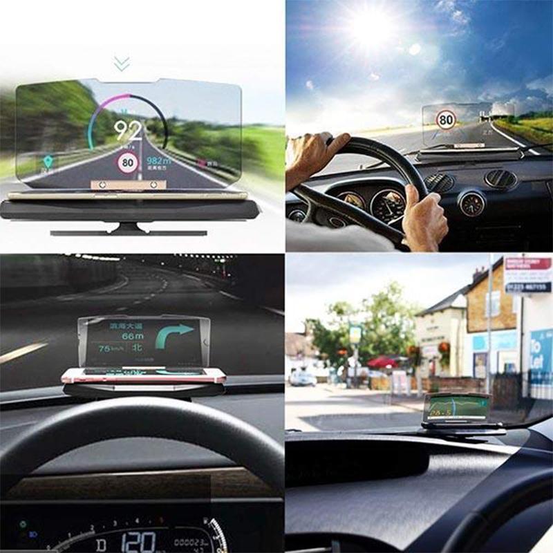 Auto Handyhalterung mit Navigation-Projektor & kabelloses Aufladen